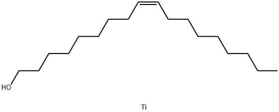 titanium tetrakis[(Z)-octadec-9-enolate]  Struktur