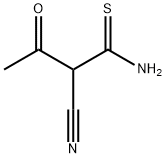 2-CYANO-3-OXOBUTANETHIOAMIDE Struktur