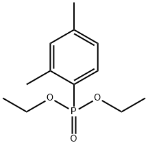 (2,4-DIMETHYL-PHENYL)-PHOSPHONIC ACID DIETHYL ESTER Struktur