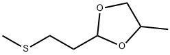 4-Methyl-2-(2-(methylthio)ethyl)-1,3-dioxolane Struktur