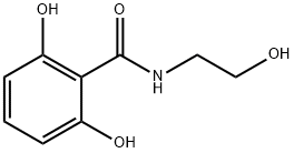 2,6-dihydroxy-N-(2-hydroxyethyl)benzamide Struktur