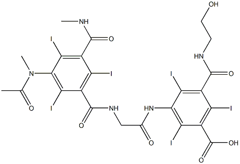 IOXAGLIC ACID (100 MG) Struktur