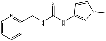 Thiourea, N-(1-methyl-1H-pyrazol-3-yl)-N-(2-pyridinylmethyl)- (9CI) Struktur