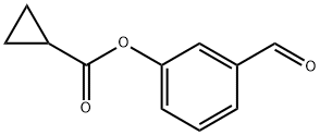 3-FORMYLPHENYL CYCLOPROPANECARBOXYLATE Struktur