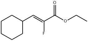 2-Propenoicacid,3-cyclohexyl-2-fluoro-,ethylester,(2Z)-(9CI) Struktur