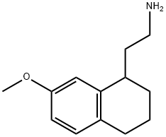 1-NaphthaleneethanaMine, 1,2,3,4-tetrahydro-7-Methoxy- Struktur