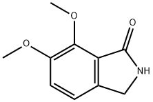 6,7-DIMETHOXY-2,3-DIHYDRO-ISOINDOL-1-ONE Struktur