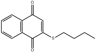 2-(butylthio)naphthalene-1,4-dione Struktur