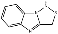 1H,3H-[1,2,3]Thiadiazolo[3,4-a]benzimidazole(9CI) Struktur