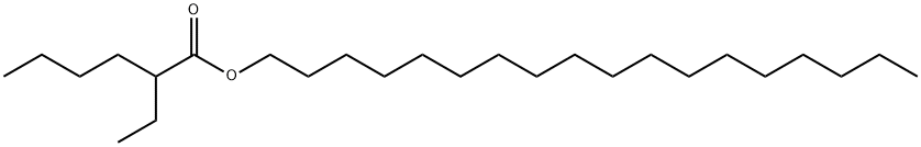 octadecyl 2-ethylhexanoate Struktur