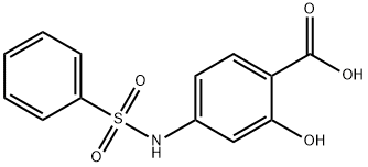 4-BenzenesulfonylaMino-2-hydroxy-benzoic acid Struktur