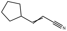 3-CYCLOPENTYLACRYLONITRILE Structure