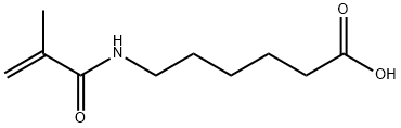 6-[(2-methyl-1-oxoallyl)amino]hexanoic acid Struktur