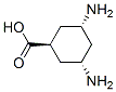 Cyclohexanecarboxylic acid, 3,5-diamino-, (1alpha,3alpha,5alpha)- (9CI) Struktur