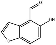 4-Benzofurancarboxaldehyde,  5-hydroxy- Struktur