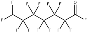 7H-PERFLUOROHEPTANOYL FLUORIDE Struktur