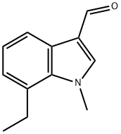 1H-Indole-3-carboxaldehyde,7-ethyl-1-methyl-(9CI) Struktur