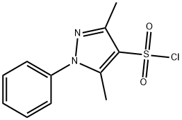 3,5-DIMETHYL-1-PHENYL-1H-PYRAZOLE-4-SULFONYL CHLORIDE Struktur