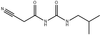 N-Cyanoacetyl-Nisobutylurea Struktur