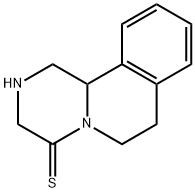 4H-Pyrazino[2,1-a]isoquinoline-4-thione,  1,2,3,6,7,11b-hexahydro- Struktur