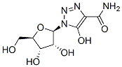 5-hydroxy-1-(beta-D-ribofuranosyl)-1,2,3-triazole-4-carboxamide Struktur