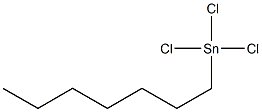 Trichloroheptyl Stannane Struktur