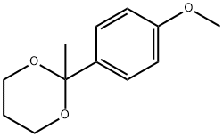 2-(4-methoxyphenyl)-2-methyl-1,3-dioxane Struktur