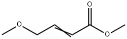 2-Butenoic acid, 4-methoxy-, methyl ester Struktur