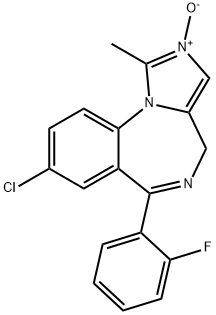 Midazolam 2-Oxide Struktur