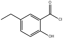 Benzoyl chloride, 5-ethyl-2-hydroxy- (9CI) Struktur