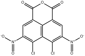 5,8-Dinitro-6,7-dichloro-1H,3H-naphtho[1,8-cd]pyran-1,3-dione Struktur