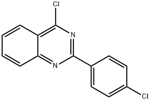 4-CHLORO-2-(4-CHLORO-PHENYL)-QUINAZOLINE Struktur