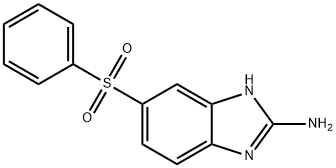 1H-Benzimidazol-2-amine, 5-(phenylsulfonyl)- Struktur