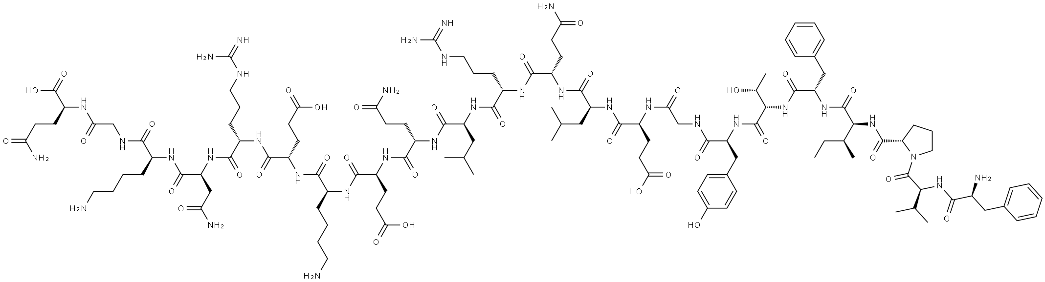 [LEU13]-MOTILIN PORCINE Struktur