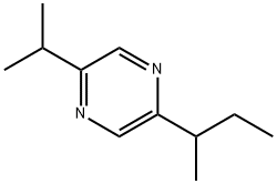 Pyrazine, 2-(1-methylethyl)-5-(1-methylpropyl)- (9CI) Struktur