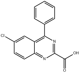 6-chloro -4-phenyl quinazoline-2-carboxylic acid Structure