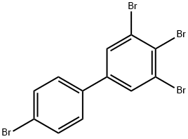 1,2,3-tribromo-5-(4-bromophenyl)benzene Struktur