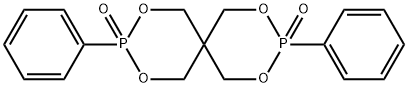 2,2'-Diphenyl-5,5'-spirobi[1,3,2-dioxaphosphorinane]2,2'-dioxide Struktur