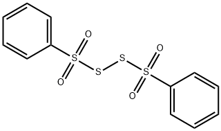 bis(phenylsulphonyl) disulphide  Struktur