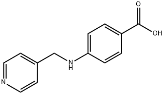 4-[(PYRIDIN-4-YLMETHYL)-AMINO]-BENZOIC ACID Struktur