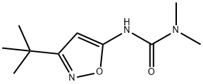 1,1-Dimethyl-3-(5-tert-butyl-4-isoxazolyl)urea Struktur