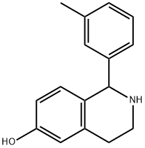 6-Isoquinolinol,1,2,3,4-tetrahydro-1-(3-methylphenyl)-(9CI) Struktur