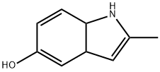 1H-Indol-5-ol, 3a,7a-dihydro-2-methyl- (9CI) Struktur