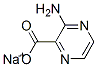 3-Amino-2-pyrazinecarboxylic acid sodium salt Struktur