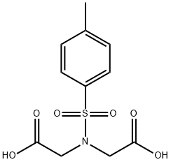 {(CARBOXYMETHYL)[(4-METHYLPHENYL)SULFONYL]AMINO}ACETIC ACID Struktur