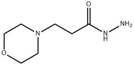 3-MORPHOLIN-4-YL-PROPIONIC ACID HYDRAZIDE Struktur