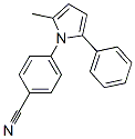 Benzonitrile, 4-(2-methyl-5-phenyl-1H-pyrrol-1-yl)- (9CI) Struktur