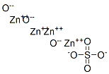 tetrazinc trioxide sulphate Struktur