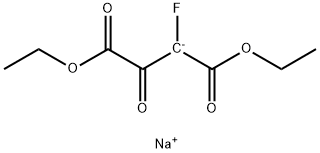 Sodiofluorooxaloacetic acid diethyl ester Struktur