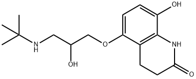 8-hydroxycarteolol Struktur